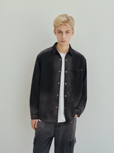 Men's Washed Gradient Denim Shirt